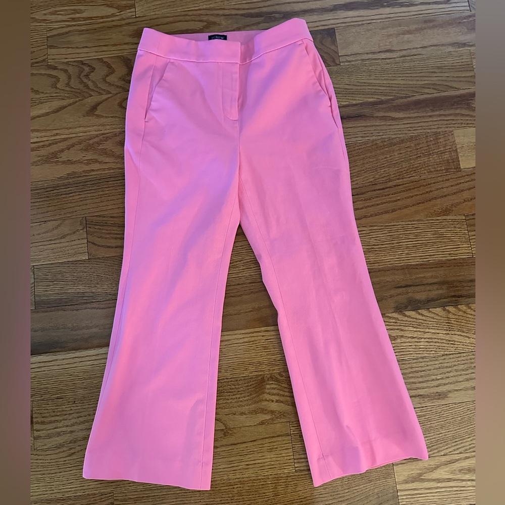 J. Crew Petite Kelsey Pant in Hot Pink